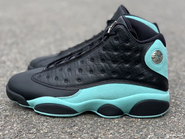 Jordan 13 Retro 414571-030 Black Air Island Green 0715
